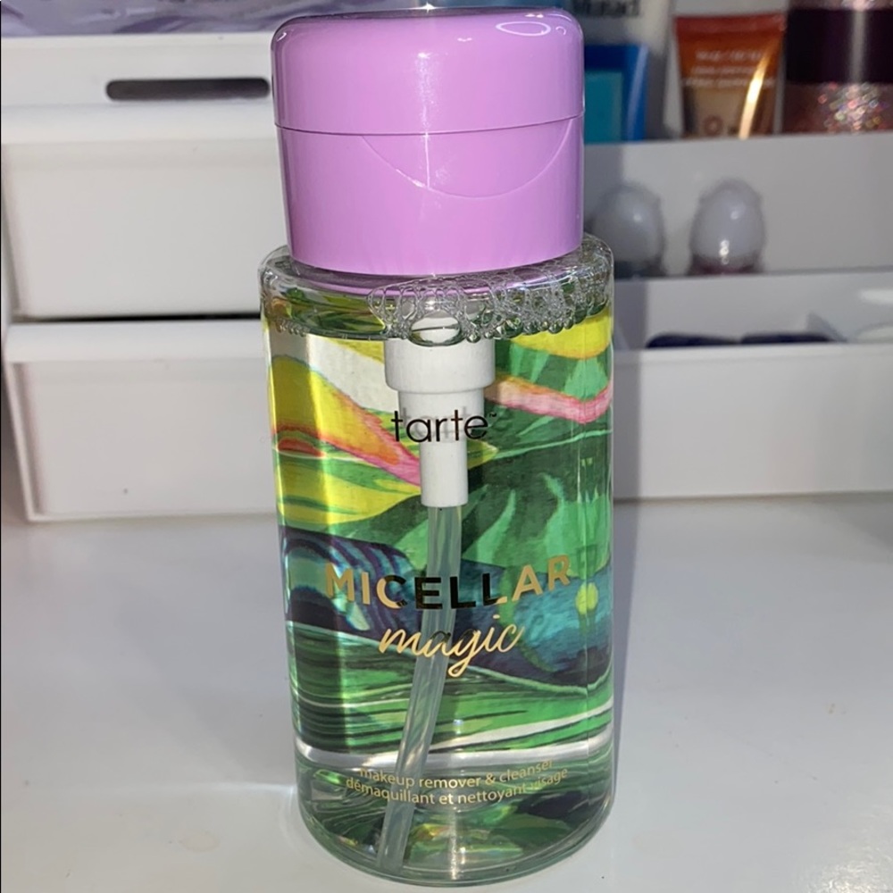 tarte micellar magic makeup remover!!